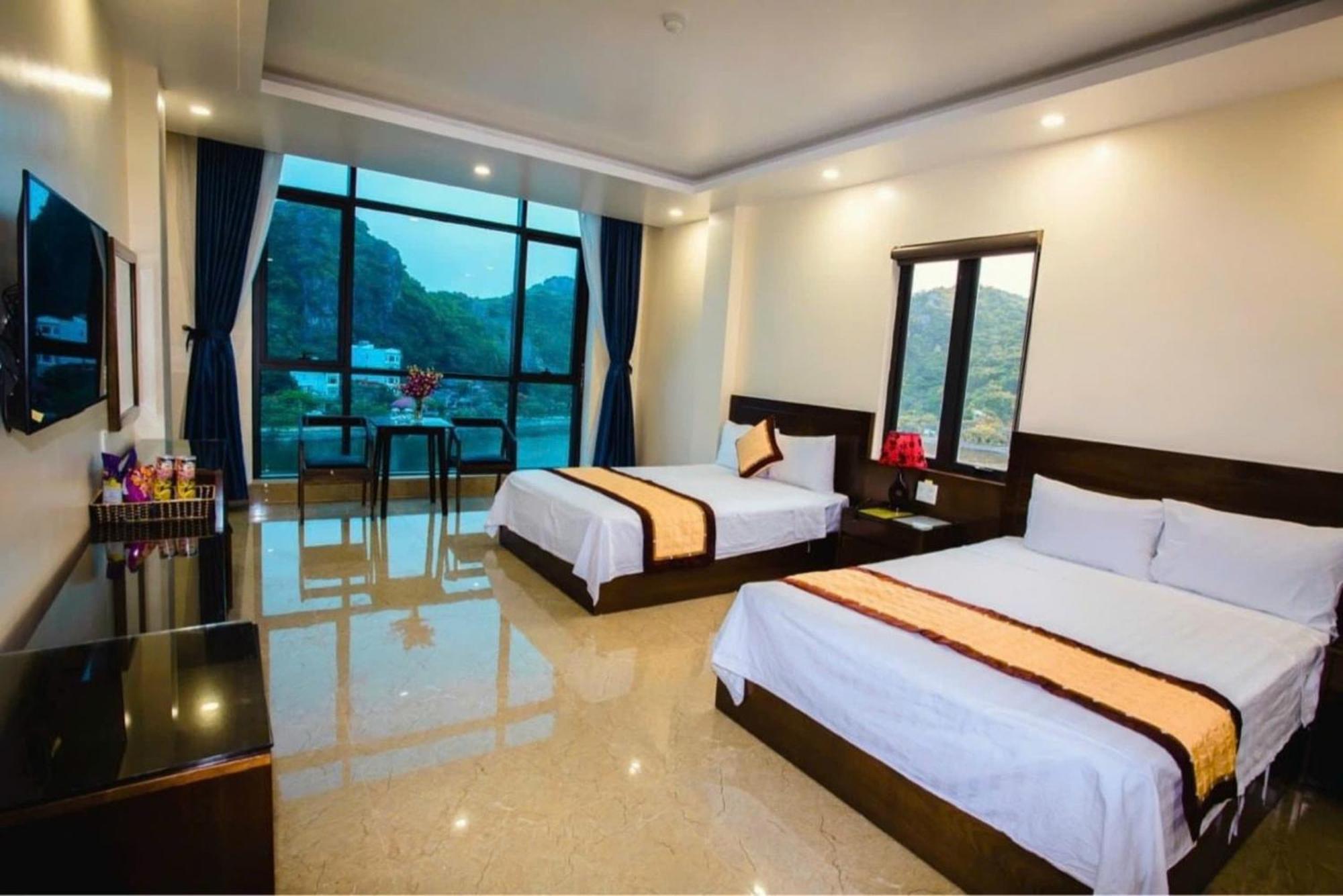 Aroma Cat Ba Sea View Hotel Chan Chau 外观 照片